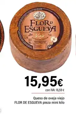 Cash Ifa FLOR DE ESGUEVA Queso de oveja viejo pieza mini kilo oferta