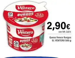 Cash Ifa EL VENTERO Queso fresco Burgos oferta