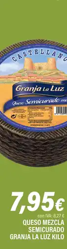 Cash Ifa Queso mezcla semicurado granja la luz oferta