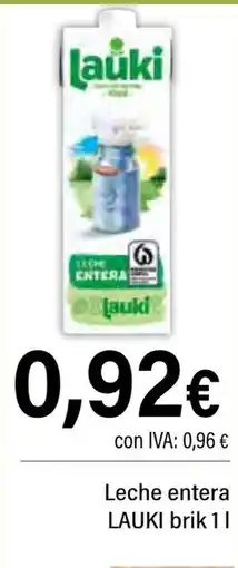 Cash Ifa LAUKI Leche entera oferta
