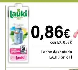 Cash Ifa LAUKI Leche desnatada oferta