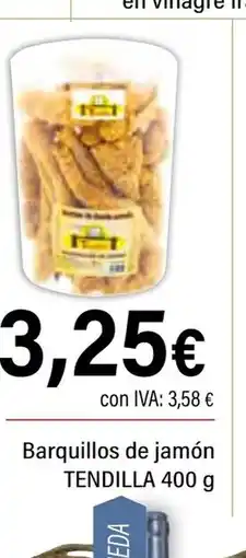 Cash Ifa TENDILLA Barquillos de jamón oferta