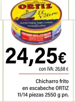 Cash Ifa ORTIZ Chicharro frito en escabeche 11/14 piezas oferta