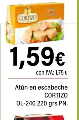 Cash Ifa CORTIZO Atún en escabeche oferta