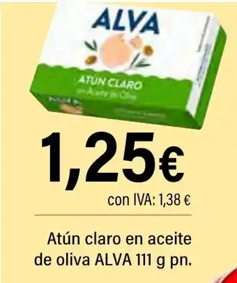 Cash Ifa ALVA Atún claro en aceite de oliva oferta