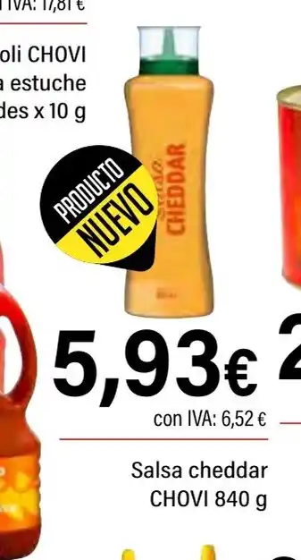 Cash Ifa CHOVI Salsa cheddar oferta