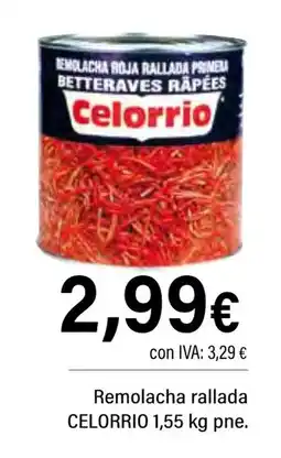 Cash Ifa CELORRIO Remolacha rallada oferta