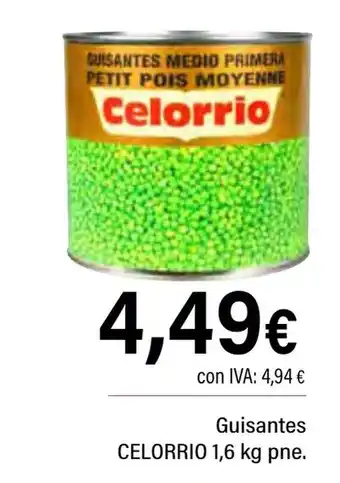 Cash Ifa CELORRIO Guisantes oferta