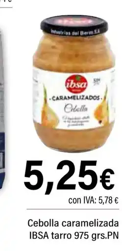Cash Ifa IBSA Cebolla caramelizada tarro oferta