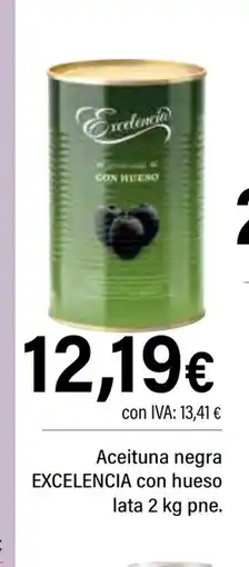Cash Ifa EXCELENCIA Aceituna negra con hueso oferta