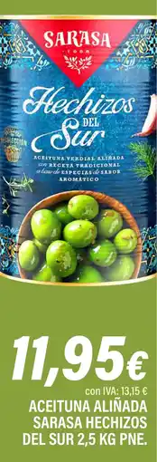 Cash Ifa Aceituna aliñada sarasa hechizos del sur oferta