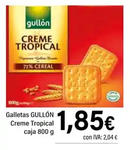 Cash Ifa GULLÓN Galletas Creme Tropical caja oferta