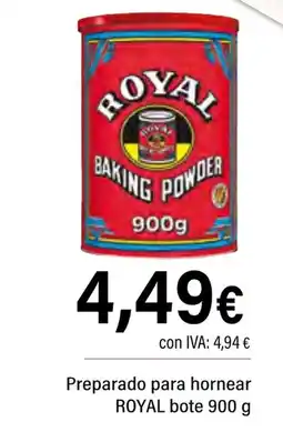 Cash Ifa ROYAL Preparado para hornear oferta