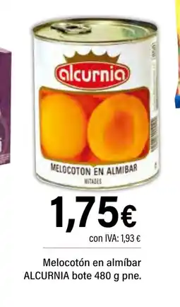 Cash Ifa ALCURNIA Melocotón en almíbar oferta