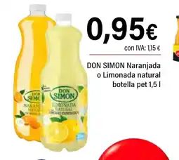 Cash Ifa DON SIMON Naranjada o Limonada natural botella oferta