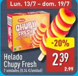 ALDI Helado Chupy Fresh oferta
