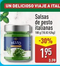ALDI Salsas de pesto italianas oferta