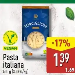 ALDI Pasta italiana oferta