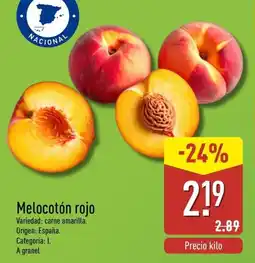 ALDI Melocotón rojo oferta