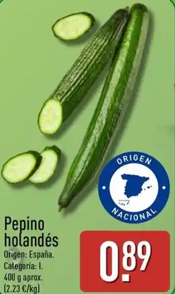 ALDI Pepino holandés oferta