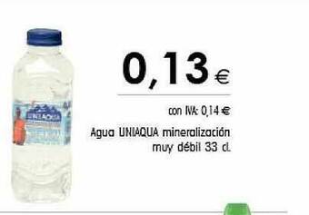 Cash Ifa Agua Uniaqua Mineralización Muy Débil oferta