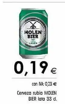 Cash Ifa Cerveza Rubia Molen Bier Lata oferta