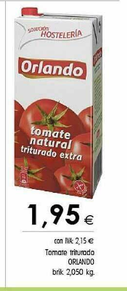 Cash Ifa Tomate Triturado Orlando Brik oferta