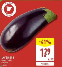 ALDI Berenjena oferta