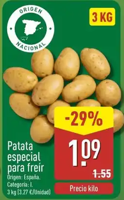 ALDI Patata especial para freír oferta