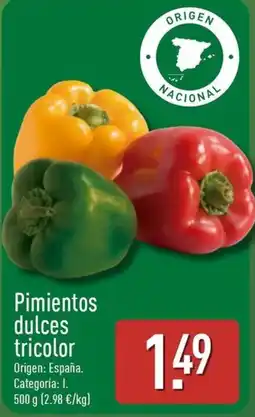 ALDI Pimientos dulces tricolor oferta