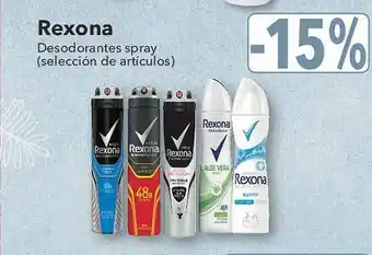 Clarel Rexona Desodorantes Spray oferta