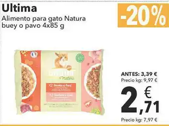 Clarel Ultima Alimento Para Gato Natura Buye O Pavo oferta