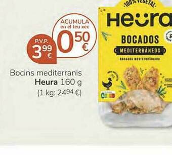 Consum Bocins Mediterranis Heura oferta