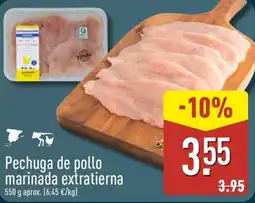 ALDI Pechuga de pollo marinada extratierna oferta