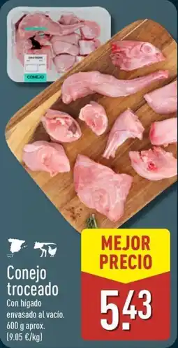 ALDI Conejo troceado oferta