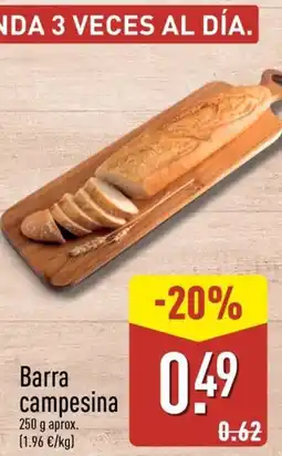 ALDI Barra campesina oferta