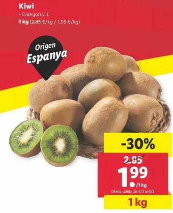 Lidl Kiwi oferta