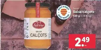 Lidl Ferrer Salsa Calçots oferta