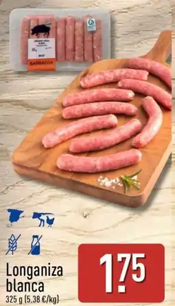 ALDI Longaniza blanca oferta