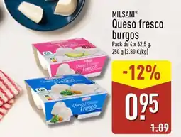 ALDI MILSANI Queso fresco burgos oferta