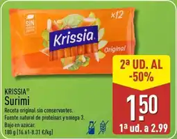 ALDI KRISSIA Surimi oferta