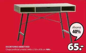 JYSK Escritorio Abbetved oferta