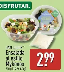 ALDI DAYLICIOUS Ensalada al estilo Mykonos oferta