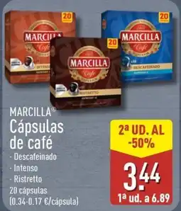 ALDI MARCILLA Cápsulas de café oferta