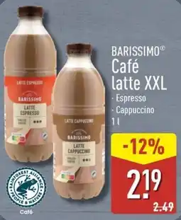 ALDI BARISSIMO Café latte XXL oferta