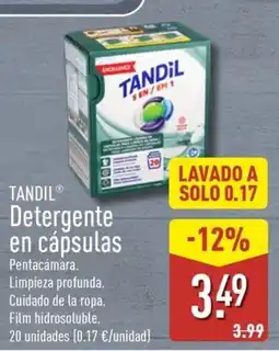 ALDI TANDIL Detergente en cápsulas oferta