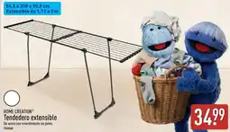 ALDI HOME CREATION Tendedero extensible oferta