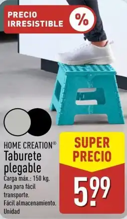 ALDI HOME CREATION Taburete plegable oferta