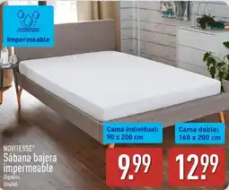ALDI NOVITESSE Sábana bajera impermeable oferta
