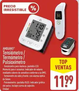 ALDI AMBIANO Tensiómetro/ Termómetro Pulsioxímetro oferta